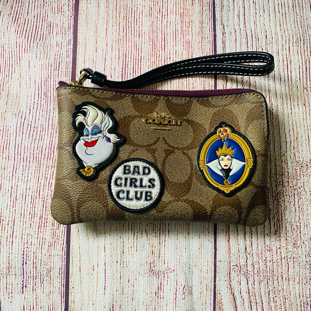 Coach X Disney Villains Collab Wristlet